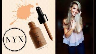 Тональная основа NYX TOTAL CONTROL DROP FOUNDATION номер 12! Обзор!