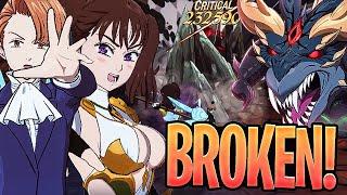 PRE BUFF King & Diane MASSACRE Nidhoggr Demonic Beast! | Seven Deadly Sins: Grand Cross