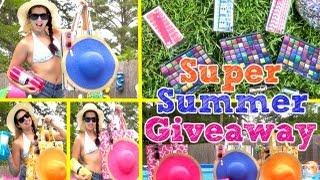 SUPER SUMMER GIVEAWAY: CLOSED! Thank you for OVER 140,000 Entries!