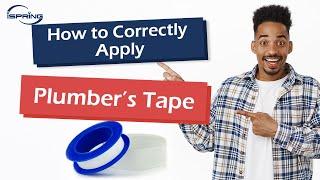 How to Apply Plumber's Tape Correctly - Step by Step