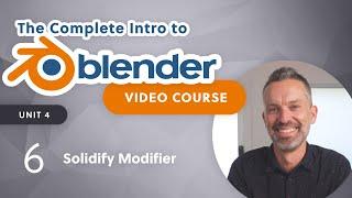 Blender Beginner Tutorial – Solidify Modifier