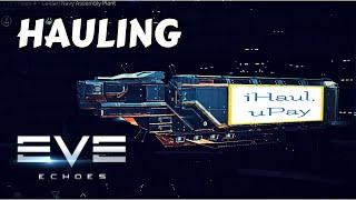 HAULING TUTORIAL - Making Money Offline | EVE Echoes