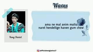 KANG DANIEL feat. SIMON DOMINIC & JAMIE - WAVES  (Super Easy Romanized Lyrics)