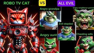 kitty cat ROBO TV CAT VS ALL EVIL