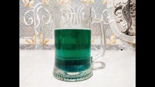 Как сделать зеленое "ведьмино" пиво на Хэллоуин? / How to make green "witch" beer on Halloween?