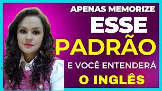  APENAS MEMORIZE ESSE PADRÃO E VOCÊ ENTENDERÁ O INGLÊS 