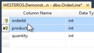 Creating Primary and Foreign Keys in SQL Server 2012