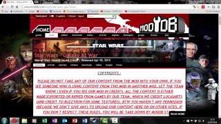 How to dowload and use the Galaxy At War Mod For MOWAS2