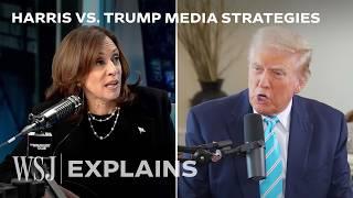 What Harris and Trump Podcast Appearances Say About Their Campaigns | WSJ