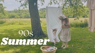 An Old Fashioned Summer- a 90s Summer, unplugged, Vintage days in the Countryside, Slow Living