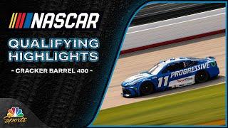 NASCAR Cup Series 2025: Cracker Barrel 400 | QUALIFYING HIGHLIGHTS | Motorsports on NBC