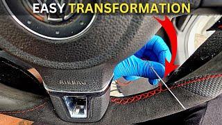 HOW TO INSTALL A STEERING WHEEL COVER