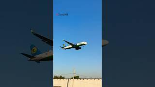 #aviation #airplane #planespotting #uzbekistan #airport #landing #airbus #uzbekistanairways