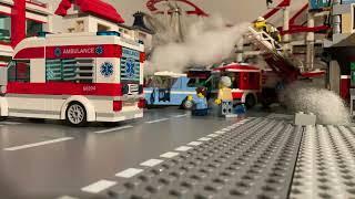 Feuerwehreinsatz bei Glätte - Lego Stop Motion