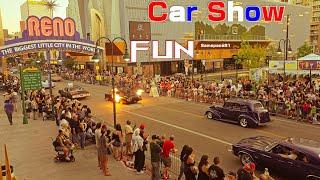 2023 car shows & parade [biggest little city in the world] Sams  August nights vlog classic car fun