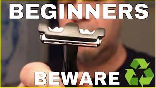 Beginners Beware of a Mild Razor - Leaf Twig A+-+  Safety Razor