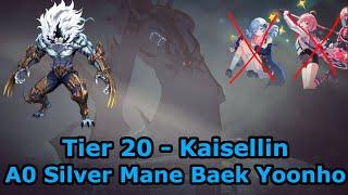 A0 SILVER MANE BAEK YOONHO VS TIER 20 KAISELLIN | NO LOLIS | ENCORE DUNGEON [Solo Leveling: Arise]