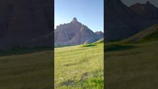 Camping In Badlands #shortsfeed #calmdown #travelblog #scenery #naturelovers #badlands  #shortvideo