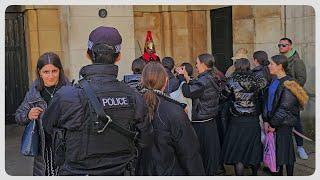 PLEASE LEAVE! Police Patience RUNS OUT With This Group at Horse Guards!