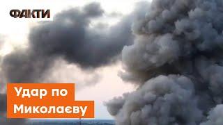 ️Росія зранку обстріляла Миколаїв - момент удару