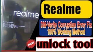 All realme system corruption solved| DM-Verity corruption error fixed || realme 3/3i unlock tool