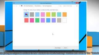 How to change Start Menu background color on Windows® 10 :Tutorial