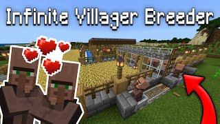 Minecraft Bedrock Infinite Villager Breeder 1.17 [EASY TUTORIAL]