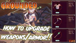 How to Upgrade Weapons & Armor to MAX Level! - Grounded 1.0 Full Release!