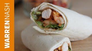 How to wrap a Tortilla - 2 methods in 60 seconds - Recipes by Warren Nash