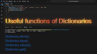 Python Dictionaries | Python Tutorial for Beginners