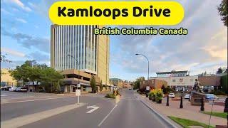 Driving in Kamloops BC Canada