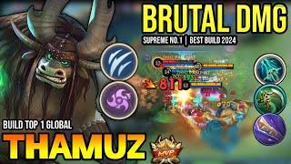 THAMUZ BEST BUILD 2024 | BUILD TOP GLOBAL THAMUZ GAMEPLAY | MOBILE LEGENDS