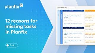 12 reasons for missing tasks in Planfix