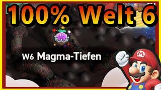 100% Welt 6: Magma-Tiefen - Super Mario Bros. Wonder