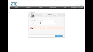 Solusi PASTI!! username password error admin login wifi indihome | ZTE F670L