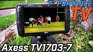 Axess TV1703-7   7" Rechargeable Wireless TV - Portable!