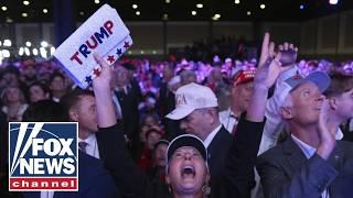 Crowd goes 'absolutely nuts' for Trump's victory, Fox reports