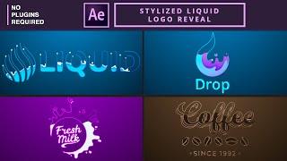 Stylized Liquid Logo Reveal | After Effects Tutorial