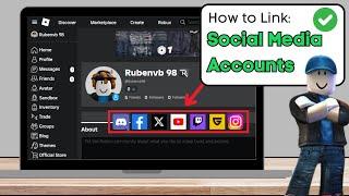 How To Add Social Links On Roblox Profile