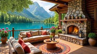 Fireplace Sounds for Stress Relief & Soothing Piano Music  Peace of Mind, Deep Sleep, Relaxation