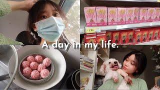 vlog : a day in my life |  semester break | eating pink foods | Malaysia | Kuala Lumpur