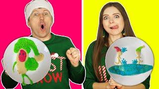 Блинный Челлендж PANCAKE ART CHALLENGE / Рисуем блинами  Эльфинка