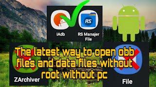 How to access Android 11 or later Data and OBB folder & transfer files in them