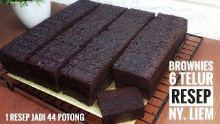 Brownies Kukus 6 Telur Resep Ny. Liem