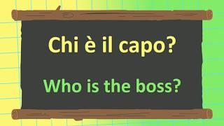 400+ Most Essential Italian WHO, WHAT, WHERE, WHEN and WOULD Questions!