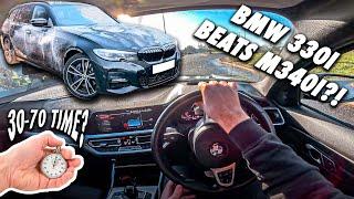 Better than the M340i?! // BMW 330i Touring REVIEW *POV*