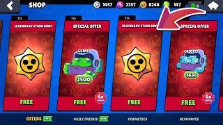 WORLD RECORD  LEGENDARY NEW GIFTS FREE CREDITS BRAWL STARS UPDATE!!