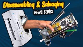 Printer  broken? - don't throw it away - DISASSEMBLING & salvaging - PT. 1