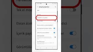 Samsung Telefonun Varsa Bu Ayarı Yap! #Shorts
