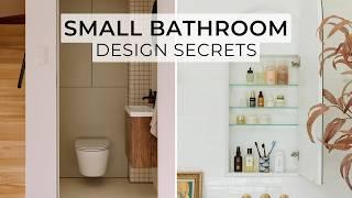 9 Design Tips To Maximise A Small Bathroom - Space Saving Hacks